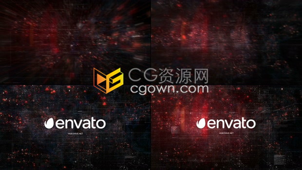 PR模板网络数字信息化科技公司宣传介绍视频片头LOGO动画