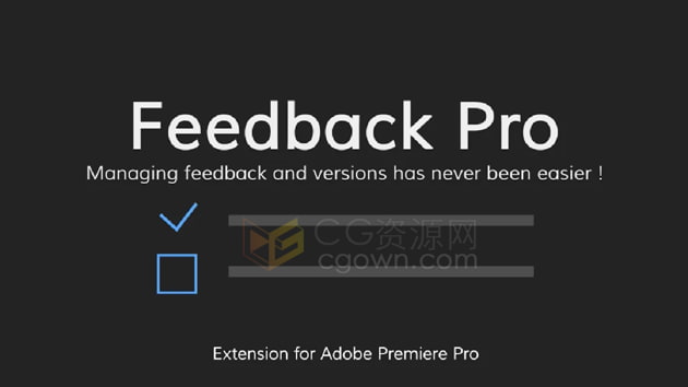 Feedback Pro v1.0 PR脚本编辑时间线注释反馈修改意见