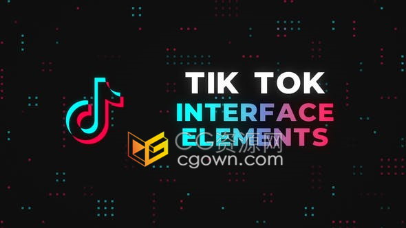 PR模板-抖音短视频界面介绍视频动画制作媒体号关注宣传