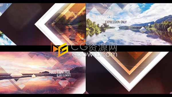 PR预设/AE模板-高级视差效果制作科学演示史诗幻灯片动作战争主题冒险电影预告片