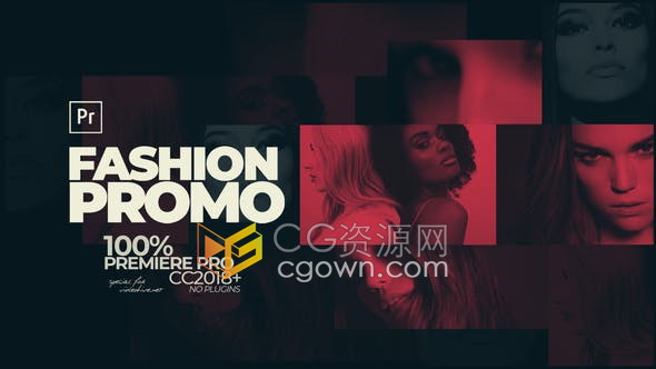 PR模板-时尚短片制作魅力视频vlog开场视频动画宣传幻灯片