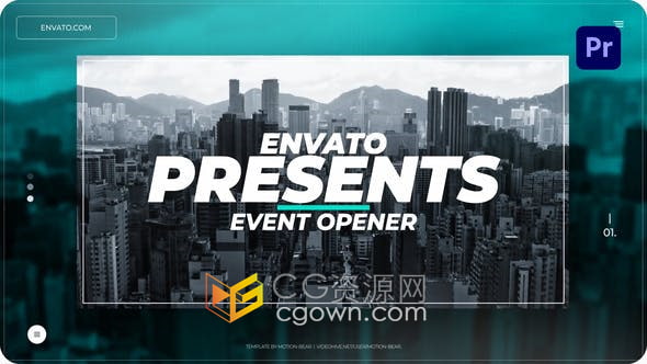 PR模板-商务会展公司会议演讲活动讲座预告宣传片头