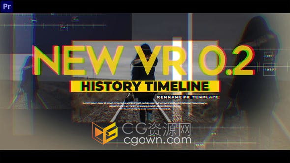 PR模板-英雄事迹纪录片史诗战争电影预告片企业发展时间线回忆历史相册