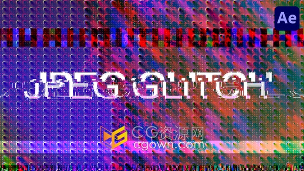 AE/PR插件JPEG glitch V1.0.6快速生成故障特效