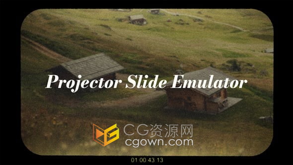 12种电影胶片镜头框效果投影仪幻灯片叠加元素-PR模板