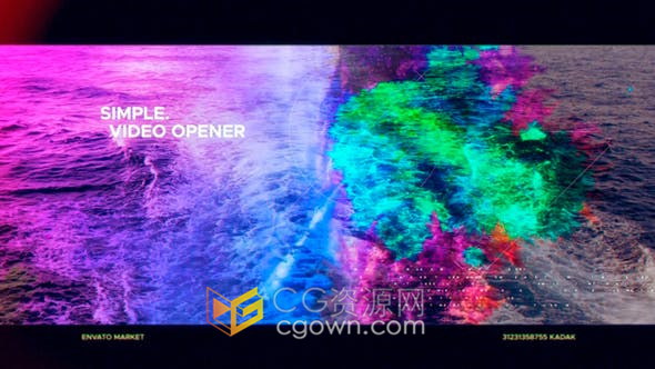 PR与AE模板-多彩动态时尚事件快速介绍开场动画视频片头制作