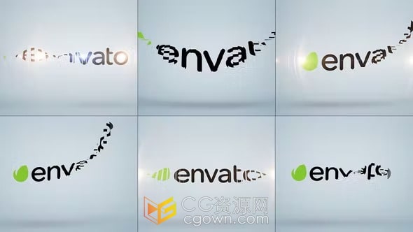 耀斑光效视频片头LOGO动画效果制作-PR模板下载