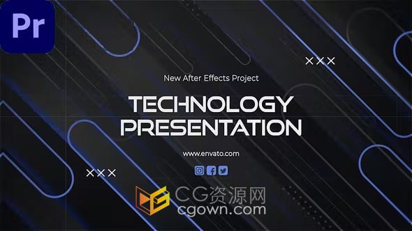 高科技预告片技术开场白企业服务公司产品视频制作-PR模板