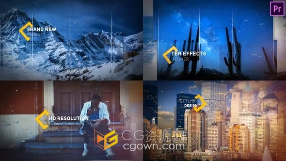 PR模板工程文件下载视差效果媒体开场白多用途宣传片