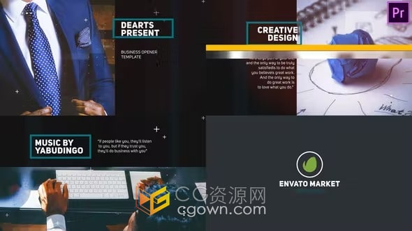 PR模板-Simple Corporate Premiere Pro简约通用商务宣传片