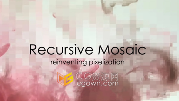 AE/PR插件Recursive Mosaic v1.2.1网格像素化马赛克效果