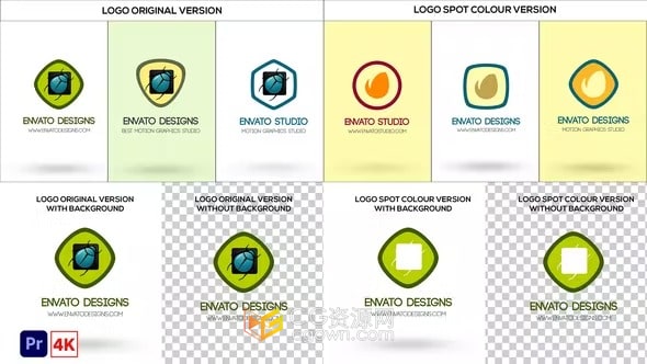 PR模板-快速极简折叠标志动画Folding Logo Reveal