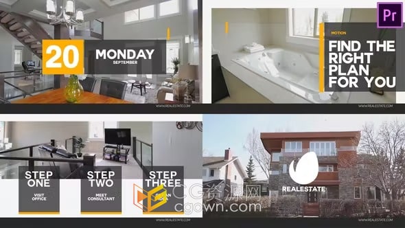 公司介绍大学校园房地产酒店环境展示宣传片-PR模板