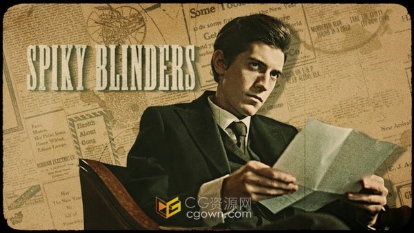 复古效果电影氛围定格动画预告片宣传片视频-PR模板