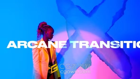 Arcane Transition 10种特效视频转场效果过渡PR模板