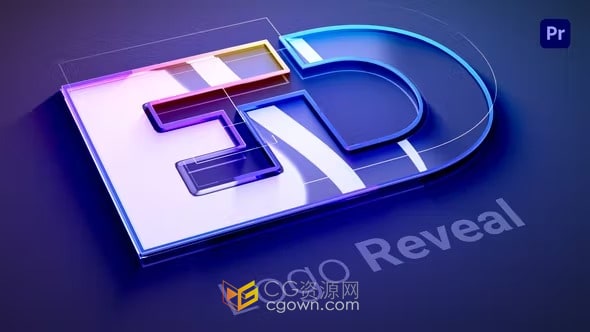 PR模板制作LOGO生成动画视频片头效果