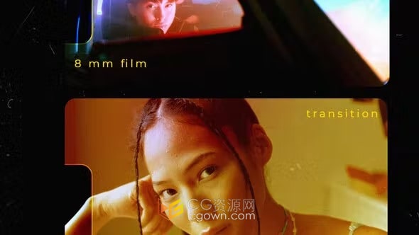 8 Mm Film Transition胶片过渡-PR转场模板