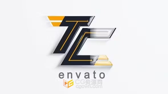 PR标志模板-4K干净明亮企业品牌LOGO动画