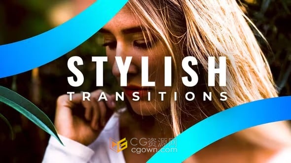 Stylish Transitions PR模板24组图形动画遮罩视频转场效果