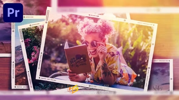 波希米亚风格照片幻灯片通用视频相册-PR模板