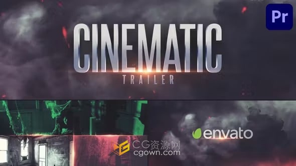 PR模板-震撼效果史诗电影预告片大片简介