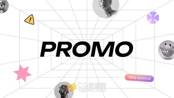 PR模板-数字服务短视频介绍社交媒体动态排版演示