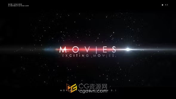 PR模板-简单电影预告片电影片头Movies Trailer