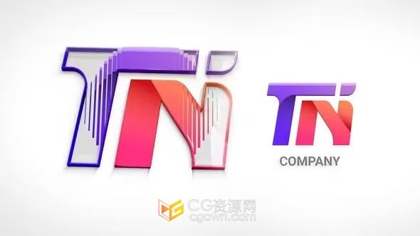 Business Logo PR模板公司企业品牌标志演绎动画视频片头