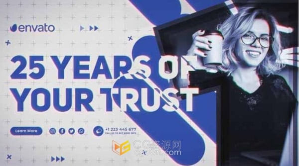 企业业务培训论坛活动视频宣传预告片-PR模板