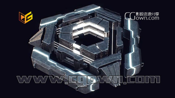 C4D教程 制作衰减性污垢金属纹理材质与辛烷值渲染教程