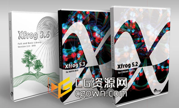 C4D插件 王牌植物生长动画 Greenworks XFrog v5.3 DC111014 for Cinema 4D R16 (Win64)