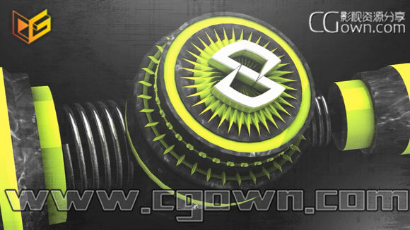 C4D教程 快速建模科技感的3D场景与渲染 创意稿合成制作教程