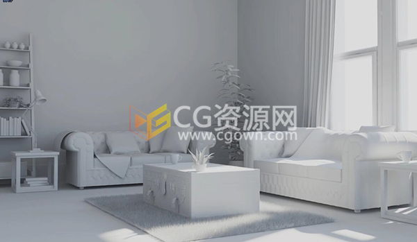 C4D视频教程 逼真的室内设计建模渲染案例 Cinema4D教程