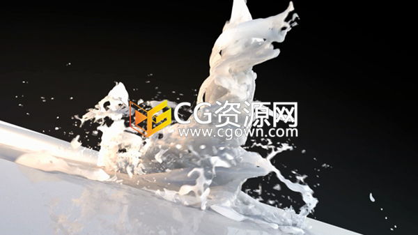 X-Particles3.5案例学习视频教程 制作液体雪龙卷风/鱼群动画特效 C4D教程