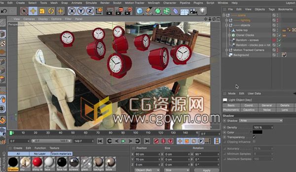 C4DR18学习教程 跟踪反求摄像机投射合成特效VFX教学 免费下载