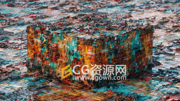 AE结合AI制作8K位移贴图然后在C4D希腊式表面几何图形