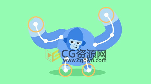 C4D视频教程卡通橡胶软管动物建模材质眼球索具绑定学习