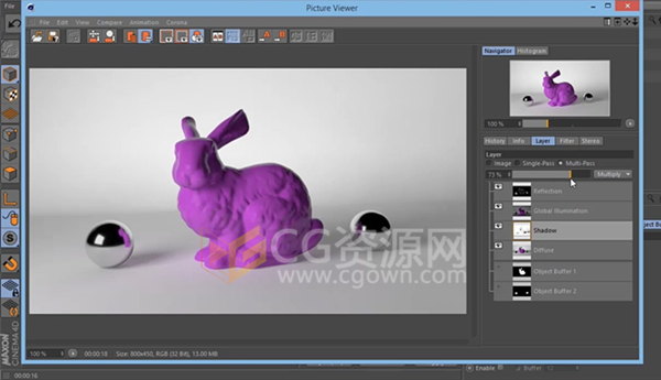 Cinema 4D R18 渲染基础全面学习 C4D教程免费下载
