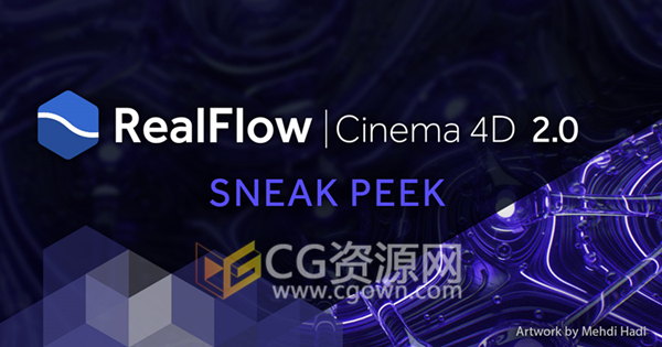 带Win与Mac安装说明RealFlow|Cinema 4D 2.0.1 C4DR19插件