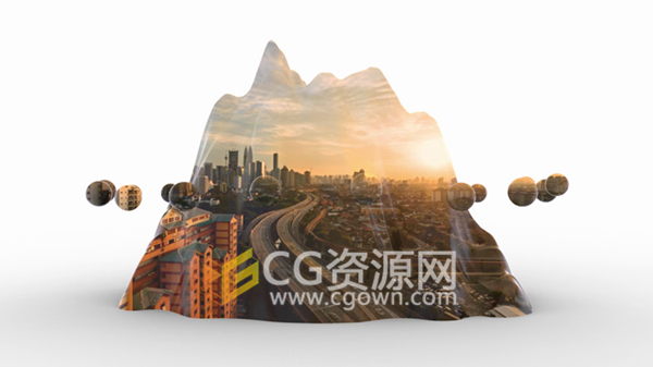 学习C4D投射视频片段到对象物体中动画效果