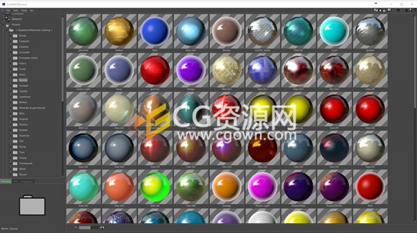 上千种C4D标准材质合集预设 Cinema 4D Standard Materials 下载安装