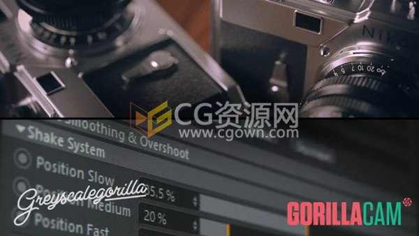 C4D摄像机动画模拟GorillaCam V1.0插件与视频教程下载