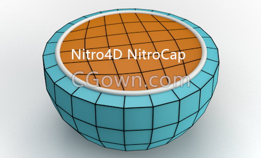 C4D NitroCap v1.2模型封口拓扑插件Cinema 4D R15-R20 Win/Mac