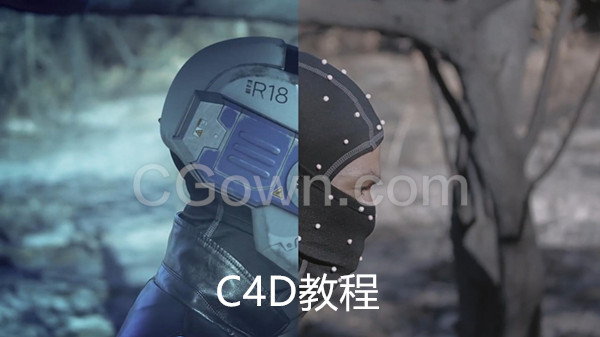 学习C4D摄像机跟踪反求对象运动跟踪与目标跟踪合成Cinema 4D视频教程下载