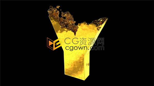 学习C4Dr20版Volume Builder创建液体形成对象物体效果文字或LOGO动画