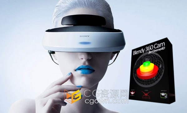 Blendy 360 Cam v2.3 C4D插件沉浸式全景摄像机