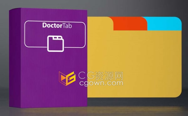 C4DZone Doctor Tab v2.0 Cinema 4D标签式工程菜单工具插件