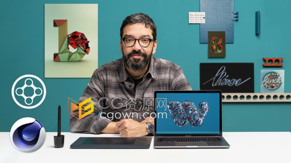 学习使用X-Particles C4D教程XP粒子插件制作三维文字动画效果