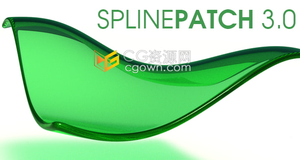 C4D插件SplinePatch 3.04.0样条线生成曲面建模工具