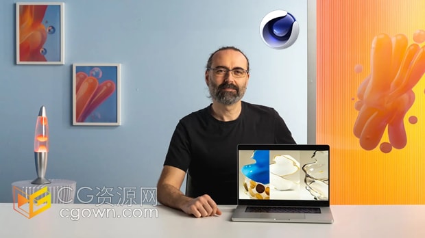 使用Cinema 4D和Redshift个人风格创意图形动画制作学习